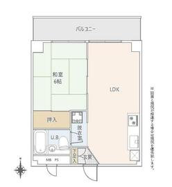 朝日プラザ高津第一の間取り図