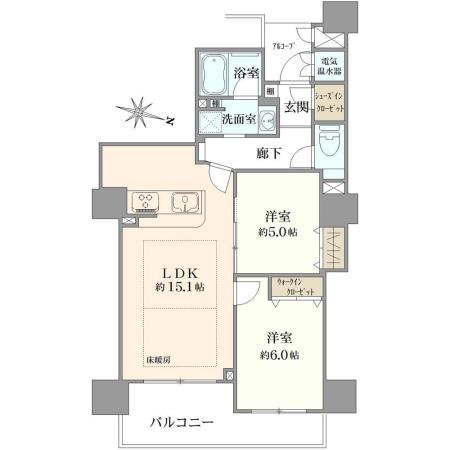 福島ガーデンズタワーの間取り図
