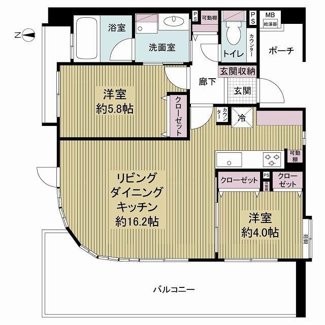 グランアッシュ梅田ヴィークスの間取り図