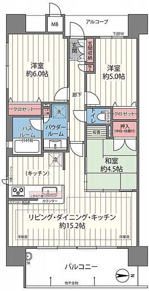プレサンスロジェ都島公園の間取り図