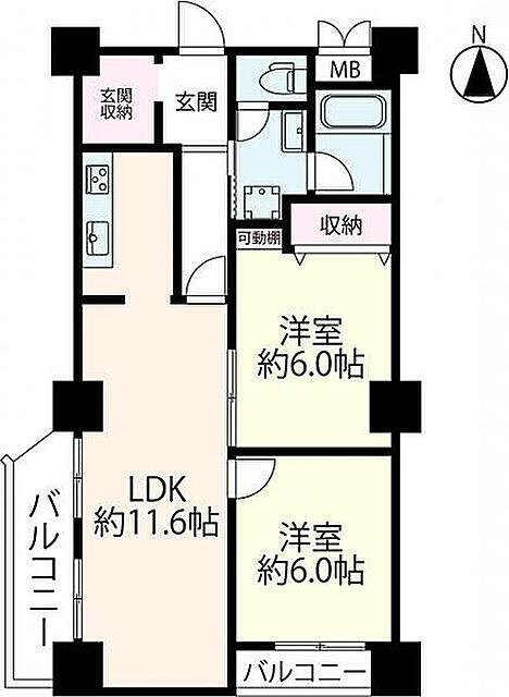 ロイヤルコーポ大手門の間取り図
