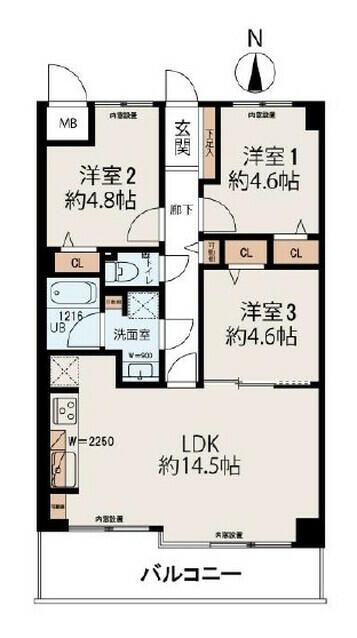 ロイヤル東住吉の間取り図