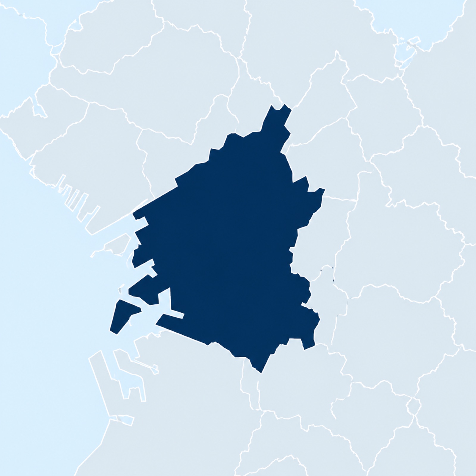 大阪市の対応エリア地図